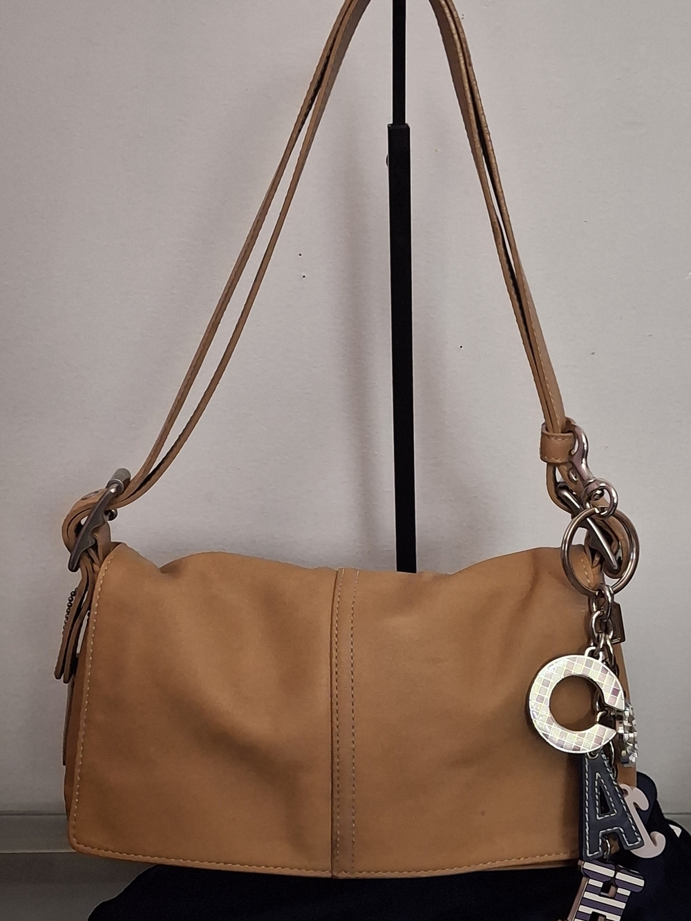Y2k Coach Hampton Convertable Flap Shoulder Bag